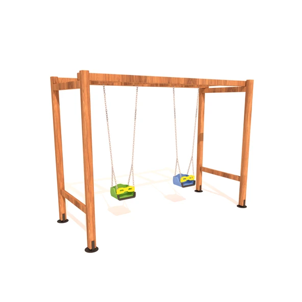 Ahşap Salıncak ASL02, Park Salıncağı 2'li Model
