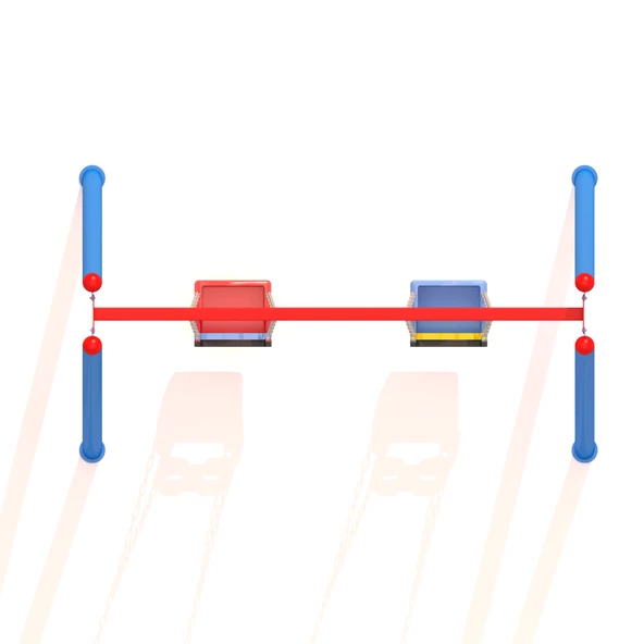 İkili Salıncak, Klasik Salıncak Modeli, Standart Koltuklar SLC400N - 5