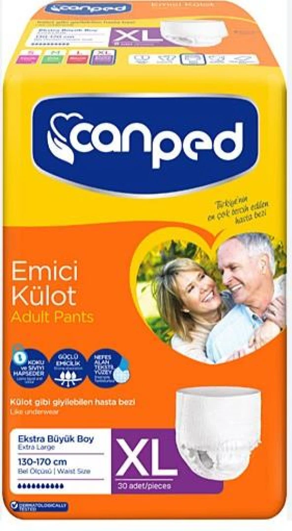 CANPED EMİCİ KÜLOT XLARGE 30'LU