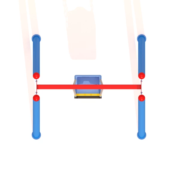 Park Salıncak Tekli, Klasik Salıncak Modeli, Standart Korkuluklu Koltuk - 4