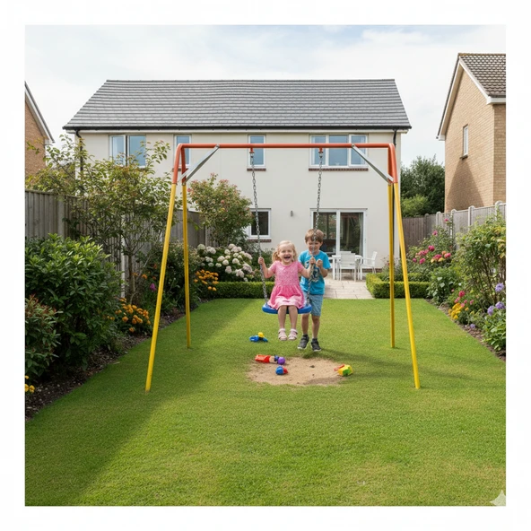 Çocuk Oyun Elemanı MSL100, Mini Salıncak Tekli ürün görseli 1