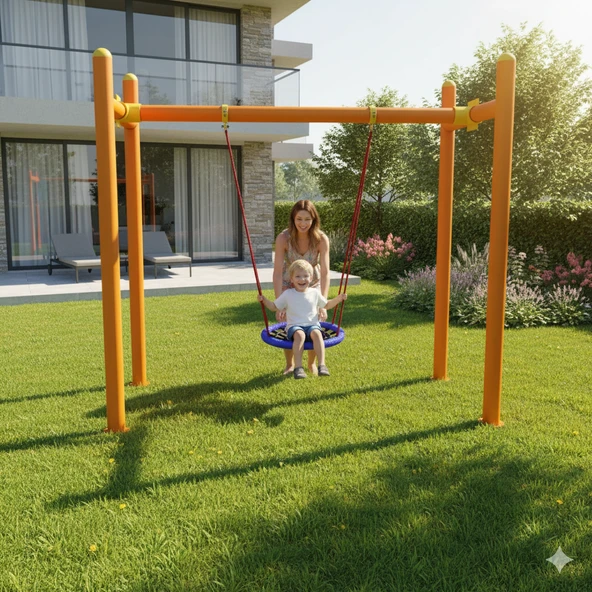 Kuluçka Salıncak, Park Salıncak Modeli 250 x 120 x h 200 cm - Resim 4