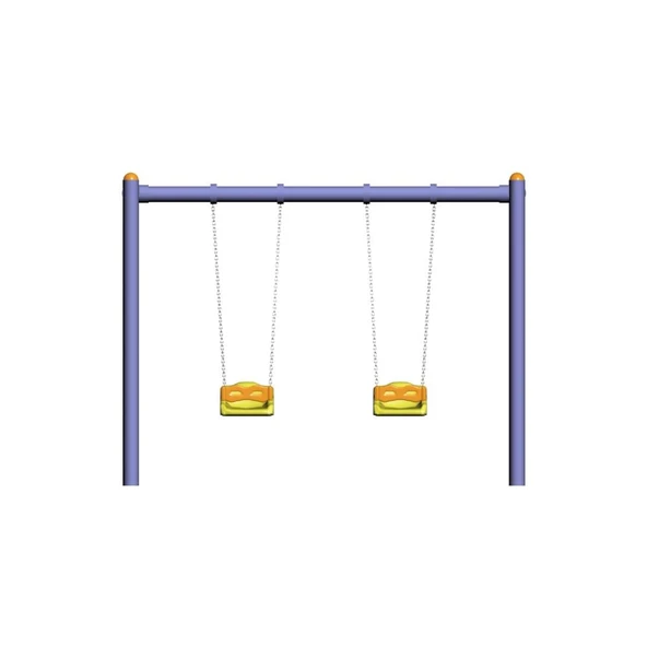 İkili Salıncak, Standart Tip Park Salıncağı 114x2mm - 5