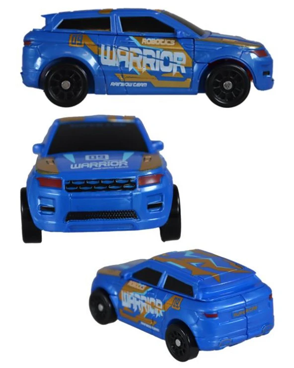 Ctoy Robota Dönüşebilen Araba Turuncu Mavi - Resim 3