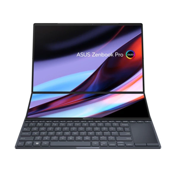 Asus ZenBook Pro 14 Duo OLED UX8402– Intel i9-13900H-14,5’’ 3K Touch- 32GB-1TB SSD– RTX4060- Q İng. Klavye-1 Yıl Garanti