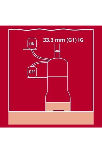 Einhell GC-DW 900 N, Derin Kuyu Dalgıç Pompa - Resim 8