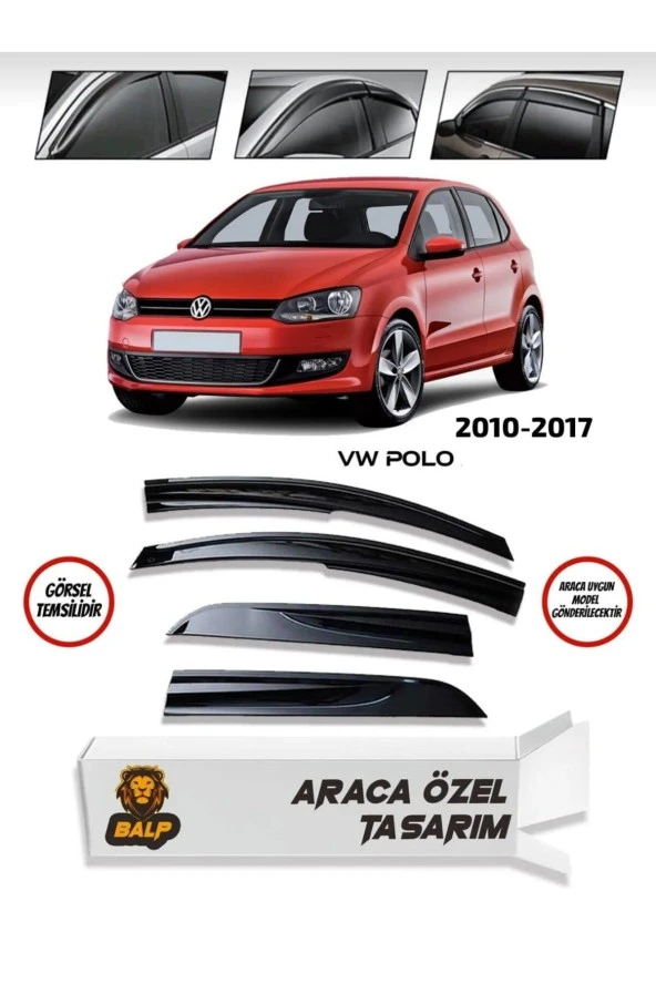 Volkswagen Polo Cam Rüzgarlığı 4lü 2010-2017 Arası