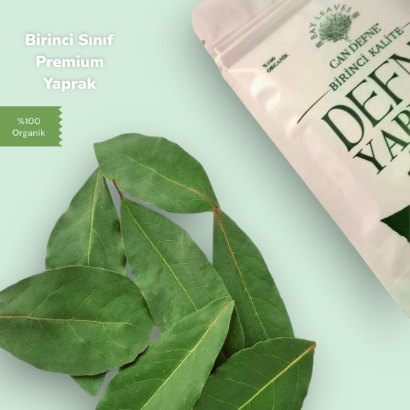 Premium Defne Yaprağı 30g Birinci Sınıf %100 Doğal Ve Katkısız Leave Of Daphne Laurus Nobilis - 2