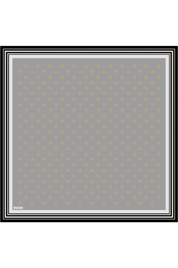 90 X 90  İPEK EŞARP 8959D (SURA) (NOSTALJİ) - 4