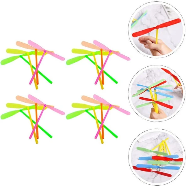 Nostaljik El Pervane Oyuncağı 50 Adet - 4