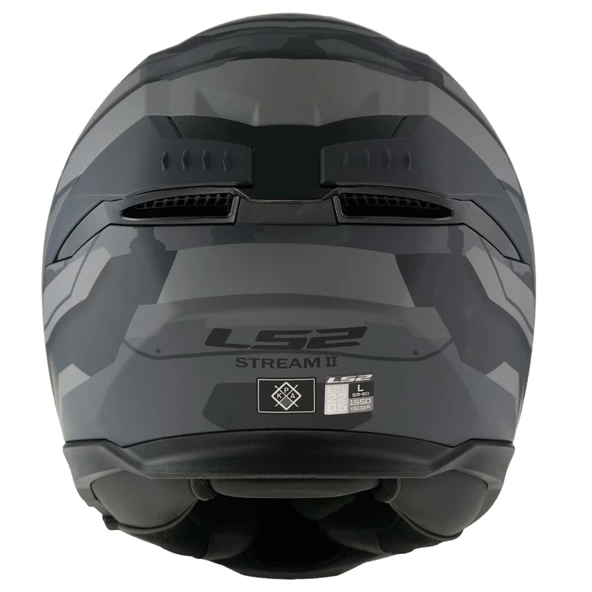 LS2 SSTREAM 2 SHADOW MAT TITANIUM-GRİ KASK - 5