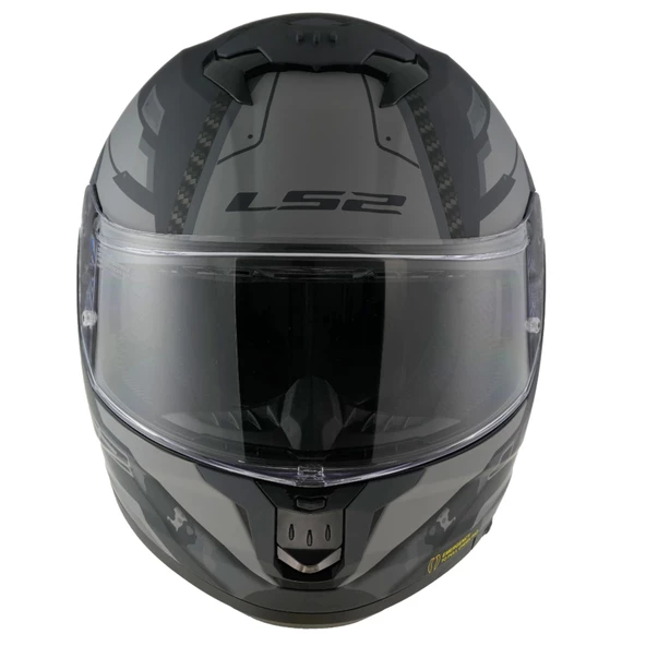LS2 SSTREAM 2 SHADOW MAT TITANIUM-GRİ KASK - 2