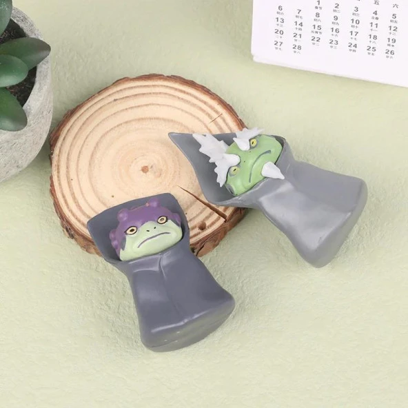 Anime Naruto Fukasaku and Shima 2 li Karakter Figür Oyuncak - 6