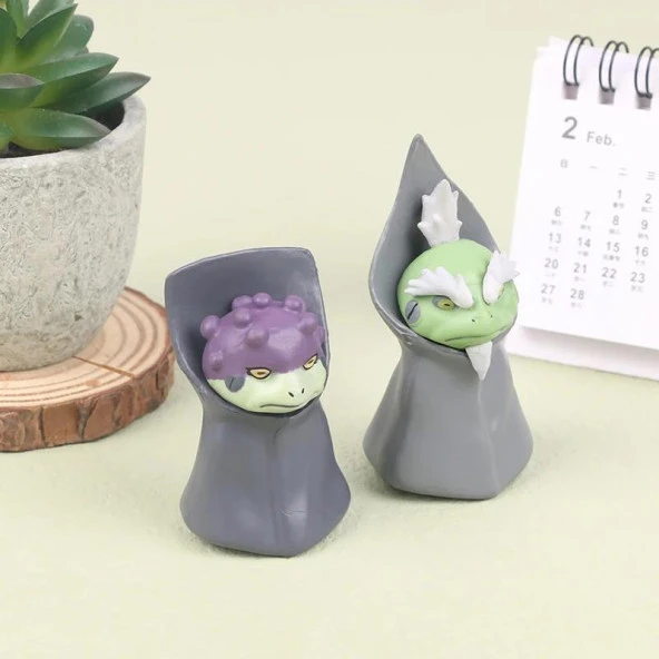 Anime Naruto Fukasaku and Shima 2 li Karakter Figür Oyuncak - 8