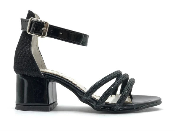 İremsu 1441 Kız Çocuk Abiye Taşlı Topuklu Ayakkabı - 7