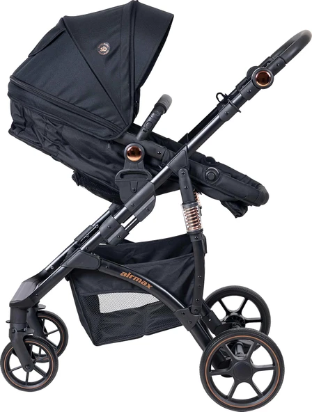 Sunny Baby Airmax Travel Bebek Arabası Siyah - 5