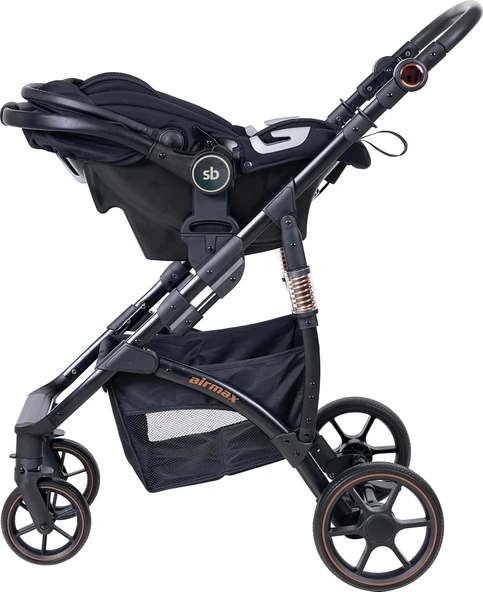 Sunny Baby Airmax Travel Bebek Arabası Siyah - 3