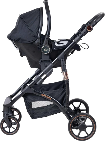 Sunny Baby Airmax Travel Bebek Arabası Siyah - 2