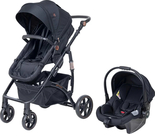 Sunny Baby Airmax Travel Bebek Arabası Siyah
