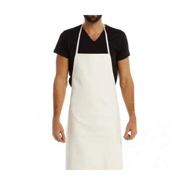 ESER - PVC Ön Önlük - Beyaz - 70*100 cm ürün görseli 1