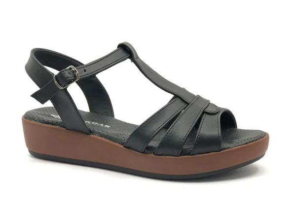 Ayakdaş 1040 Kadın Düz Taban Sandalet - Resim 10