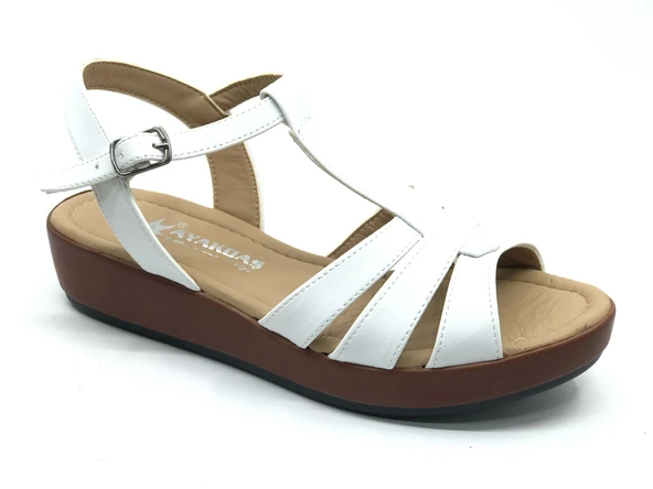 Ayakdaş 1040 Kadın Düz Taban Sandalet - 8
