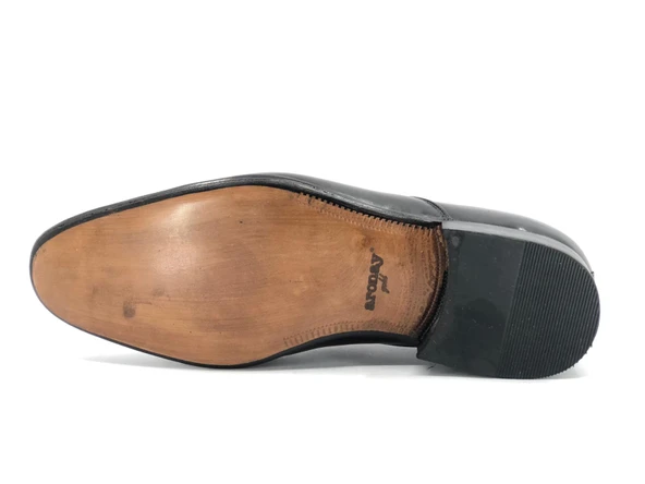 Aronay 158 Ayr Premium Gold El saraçlı Kösele %100 Hakiki Deri Erkek Klasik Ayakkabı - Resim 10