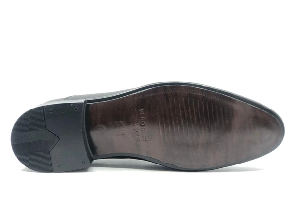 Berlino 820 Lastikli Hakiki Deri Neolit Erkek Klasik Ayakkabı - Resim 5