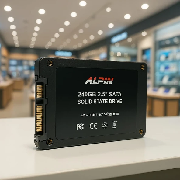ALPİN Plus240 SSD 240 GB SSD Hard Disk 2.5'' Sata 3 550 Mb/s-500BMb/s - 2