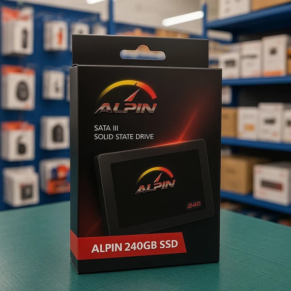 ALPİN Plus240 SSD 240 GB SSD Hard Disk  2.5'' Sata 3 550 Mb/s-500BMb/s - 3