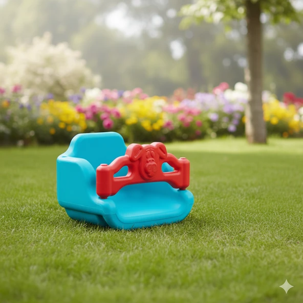 Plastik Salıncak Koltuğu Korkuluklu Zincirsiz - 2