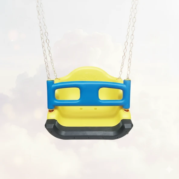 Zincirli Salıncak Oturağı, Darbe Emici Kauçuk Korumalı ürün görseli 1