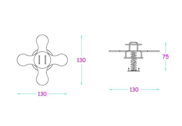Kompakt Tahterevalli, 4 Kişilik Model - 5