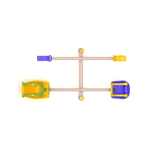 Dörtlü Tahterevalli – 2 Engelli Koltuklu, 2 Standart Oturaklı - 3