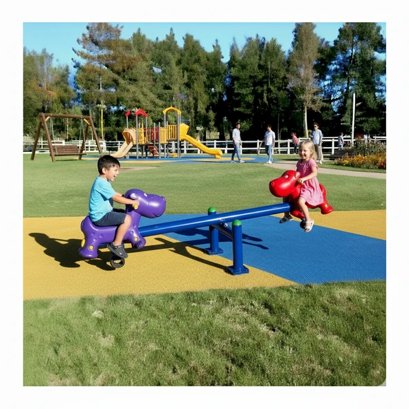 İkili Tahterevalli, Köpek Figürlü