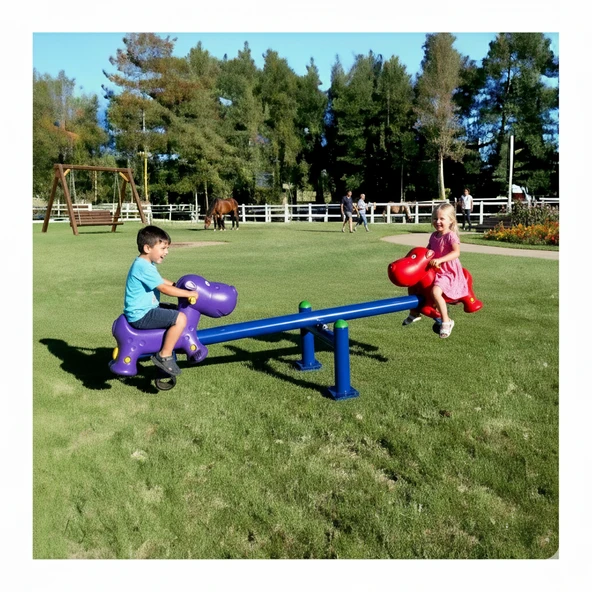 İkili Tahterevalli, Köpek Figürlü - 3