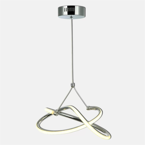 Lucea Belly K.Boy Ledli Tekli Sarkıt - Krom 38W