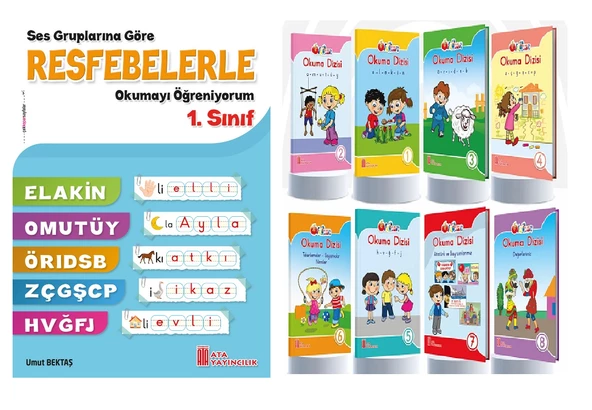1.Sınıf Afacan Okuma Dizisi+ Resfebelerle Okumayı Öğreniyorum ürün görseli 1