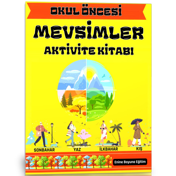 Okul Öncesi Mevsimler Aktivite Kitabı ürün görseli 1