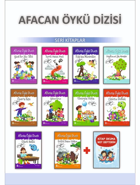 Ata 2.Sınıflar İçin Afacan Öykü Dizisi + Kitap Okuma Not Defteri ürün görseli 1