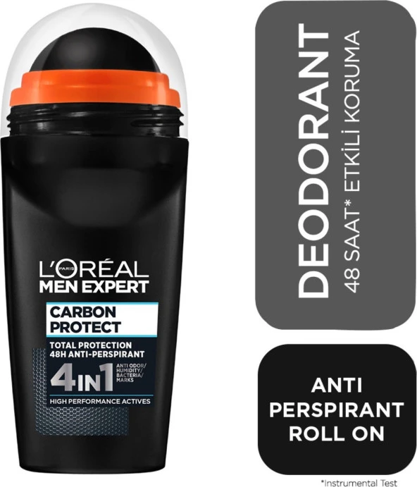 L'Oréal Paris Men Expert Carbon Protect Anti Perspirant Roll On 50Ml