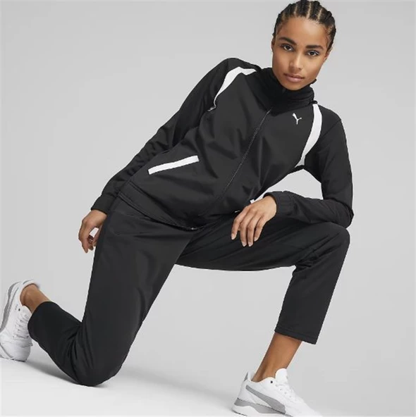 Puma Classic Tricot Suit Siyah Kadın Eşofman Takımı 675234 01