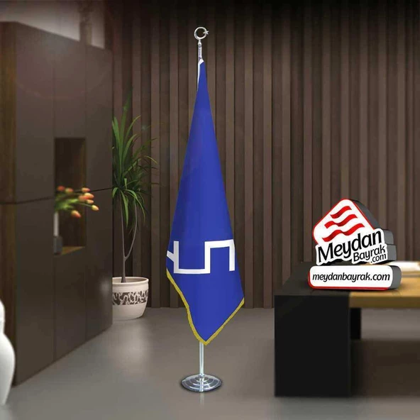Akkoyunlu Devleti Bayrak -Ofis -Makam-Toplantı Odaları -Direkli -Saçaklı Makam Bayrağı - 1