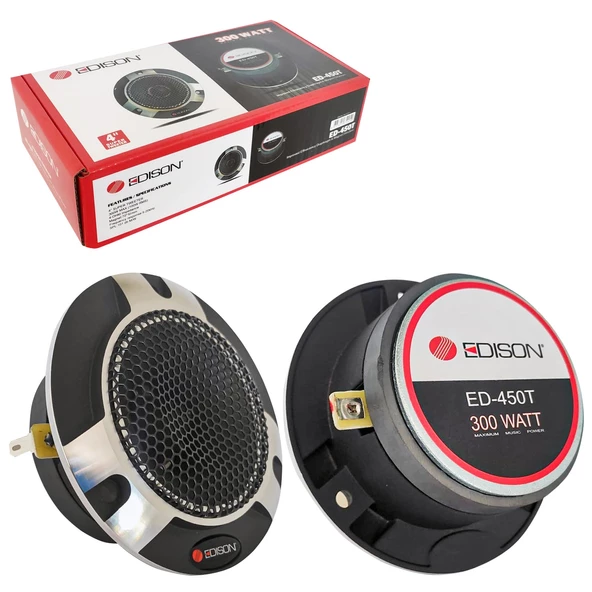 EDİSON ED-450T Tweeter 10cm 300 Watt 2 Adet