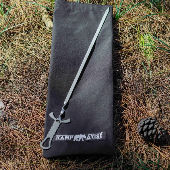 Kamp Ayısı® Valerion™ 6 Adet Paslanmaz Çelik Kebab Izgara Şişi - 5