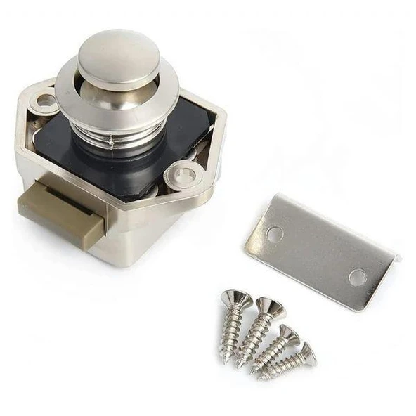 Marelli PUSH karavan ve tekneler için basmalı dolap ve çekmece kilidi - 11