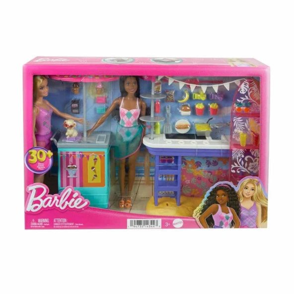 Barbie Brooklyn ve Malibu Bebekleri Oyun Seti HNK99 - 7