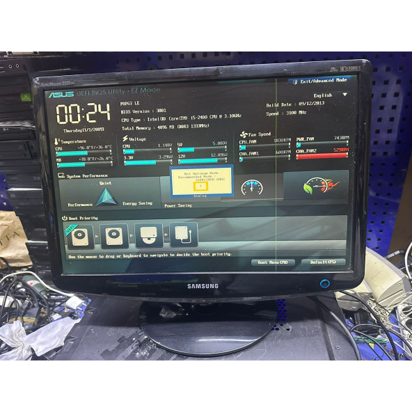 SAMSUNG 2232Bw 22inch TFT LCD MONİTÖR  2.EL  EKRANDA ÜSTEN ALTA ÇİZGİ VAR - 4
