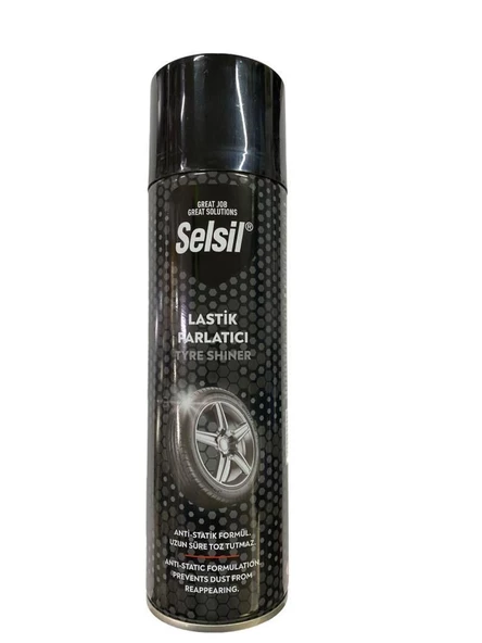 Selsil Lastik Parlatıcı Sprey 500 ml