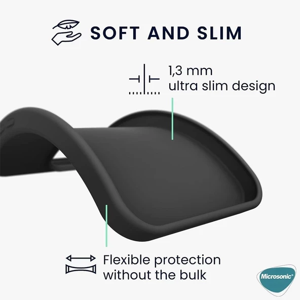 Xiaomi Redmi Note 13 5G Premier Siyah Silikon Kılıf ürün görseli